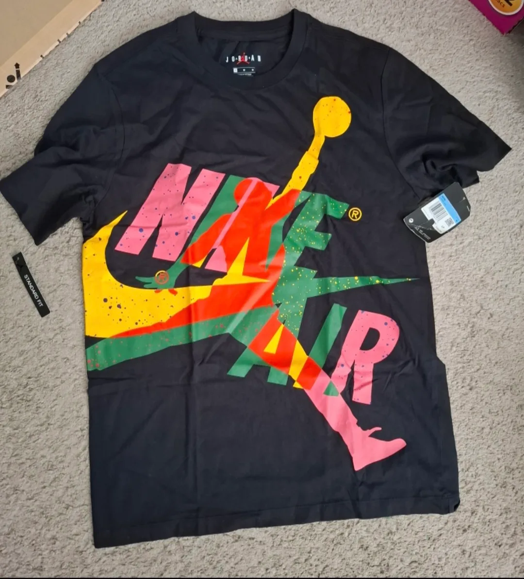 Nike Jordan Air T-Shirt Big Logo - Size M thumbnail