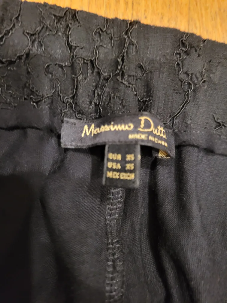 Massimo Dutti xs lace pants image indicator(3)