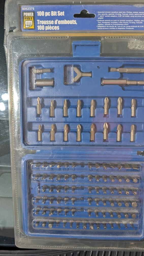 👀- WOW-Power Fist 100 pc Bit Set - New FCFS image indicator(2)