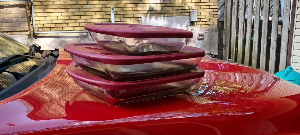 Glass Food Containers with Lids image indicator(2)