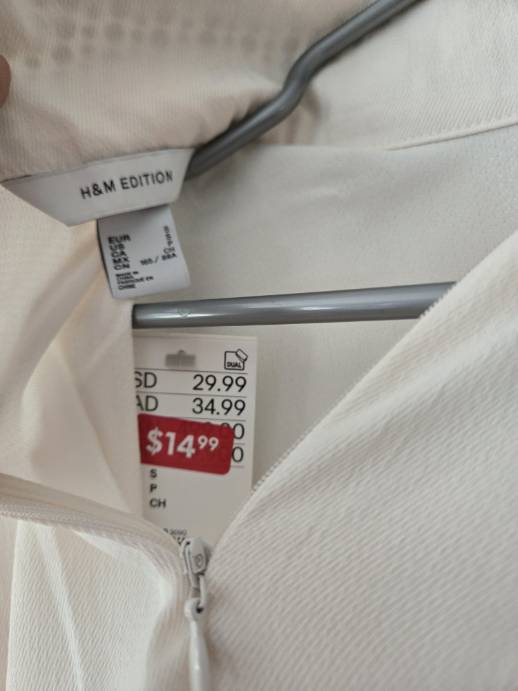 White Long Sleeve Blouse - photo 3