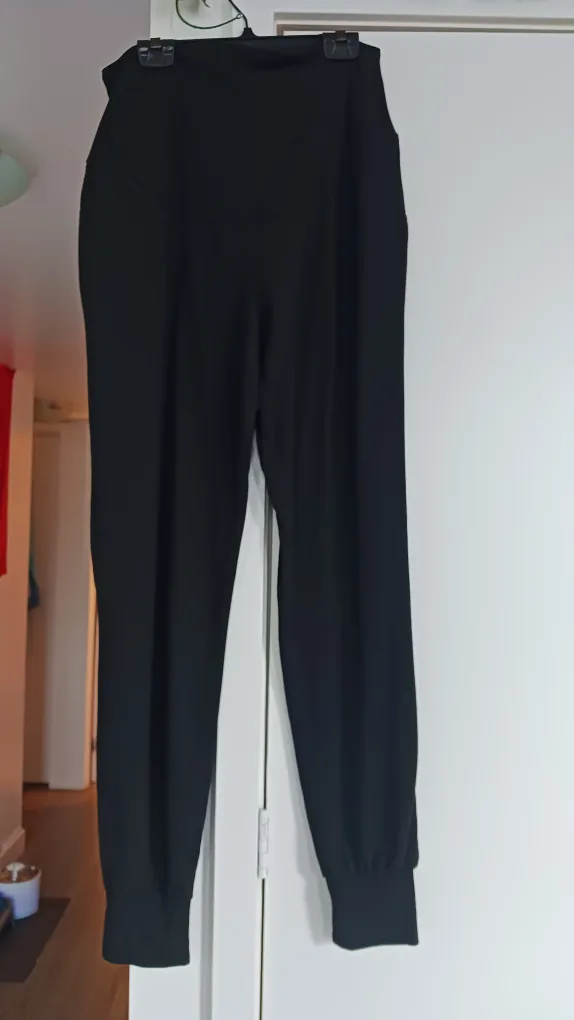 maternity Black Jogger Pants thumbnail