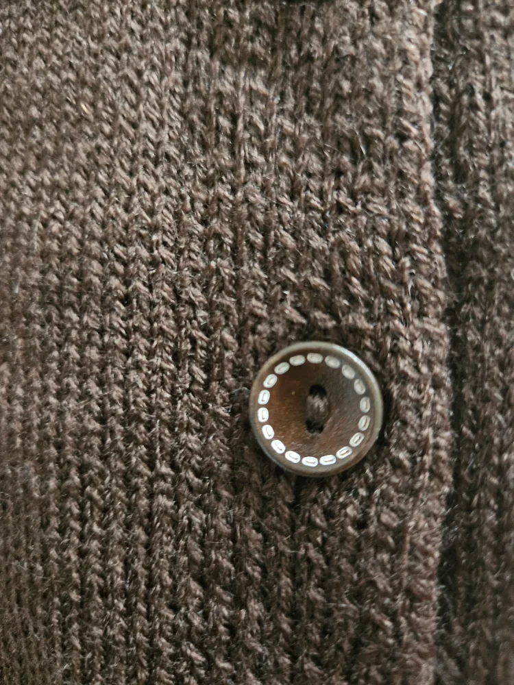Brown Knit Leg Warmers with Buttons image indicator(3)