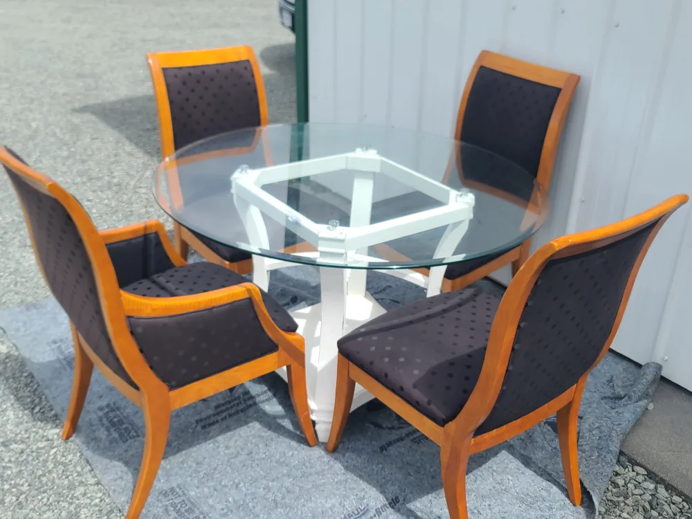Dining Table Set with 4 Chairs