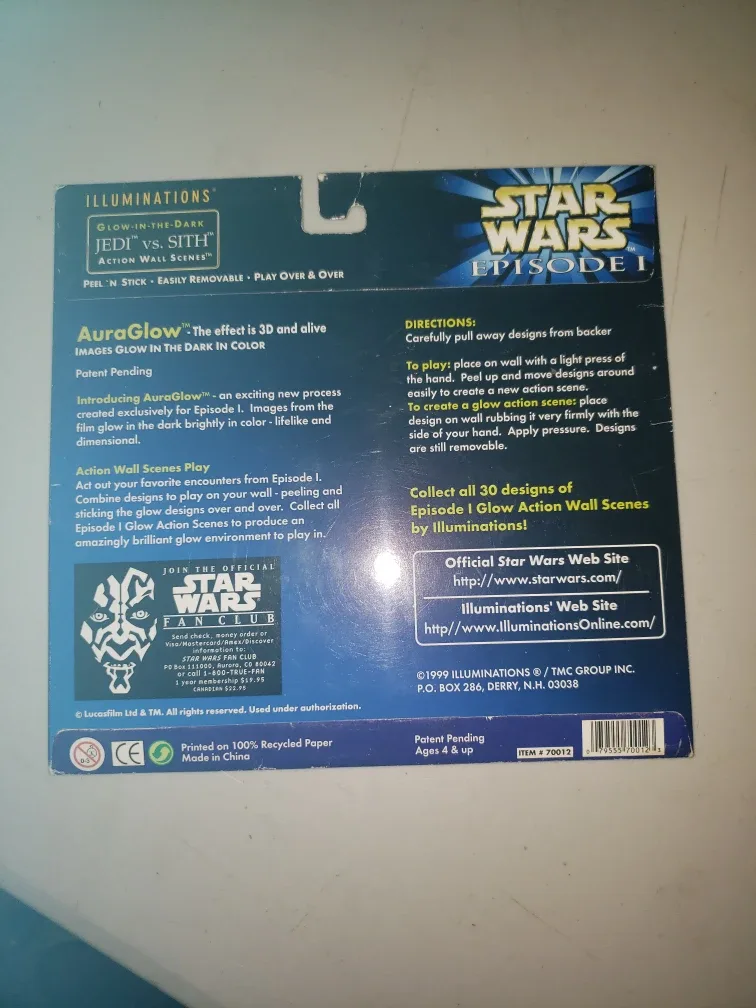 Star Wars Episode I Glow-in-the-Dark Wall Scenes image indicator(2)