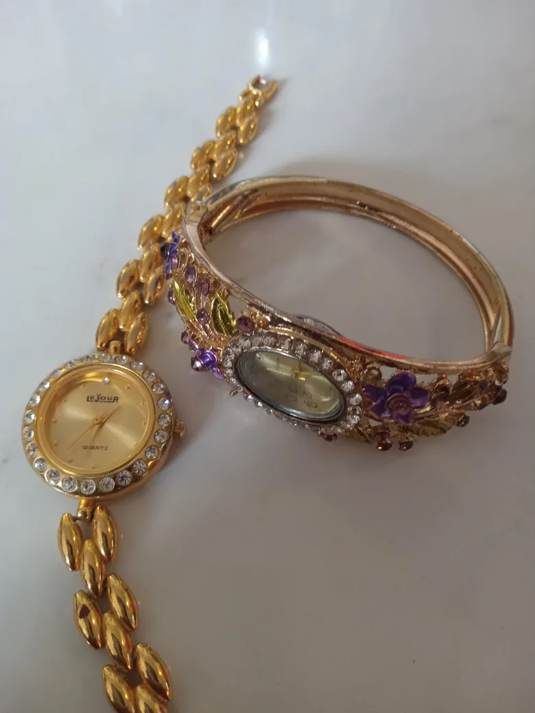Le Jour Quartz Gold-Tone Watch Set thumbnail