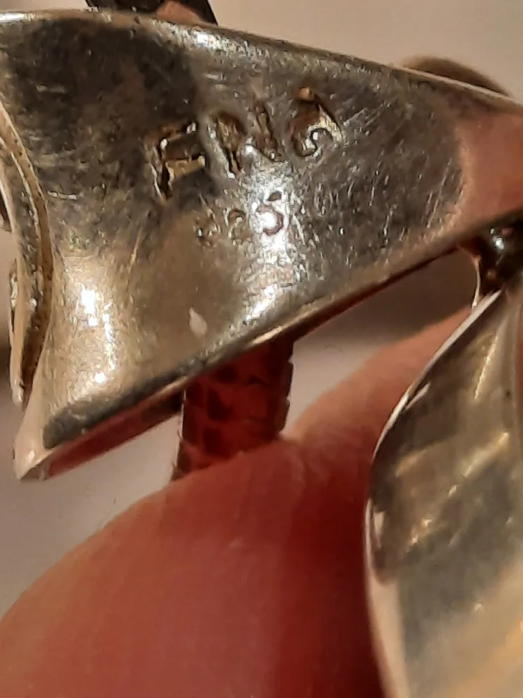 Sterling Silver Necklace with Zebra Stone Pendant image indicator(5)