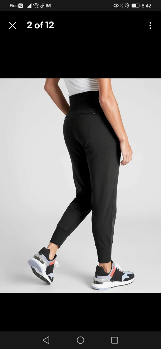 athleta large joggers like new - photo 2