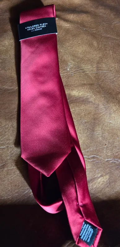 Haggar Tailored Flex Red Necktie - New
