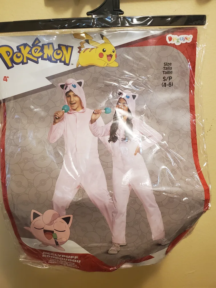 Pokémon Jigglypuff Costume - Size S/P (4-6) thumbnail