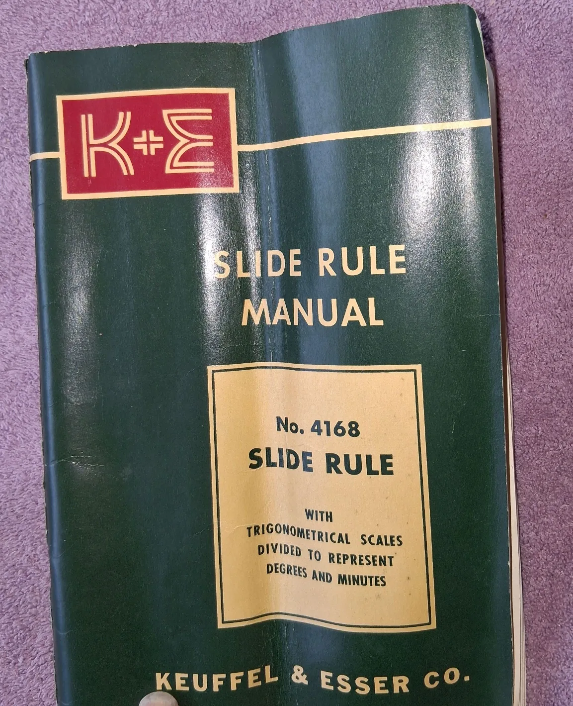 Keuffel & Esser Slide Rule Manual No. 4168 thumbnail