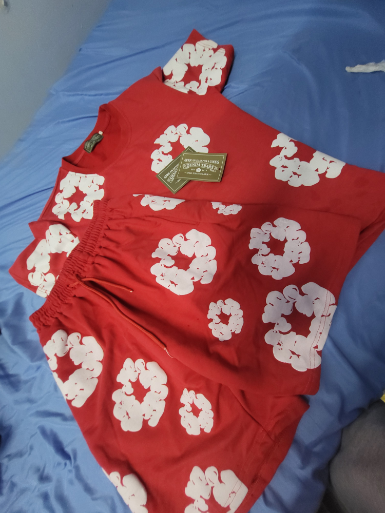 Denim Tears shirt and shorts set