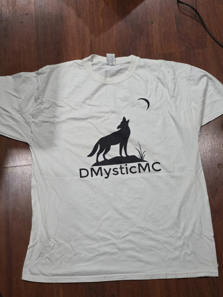 White DMysticMC T-shirt