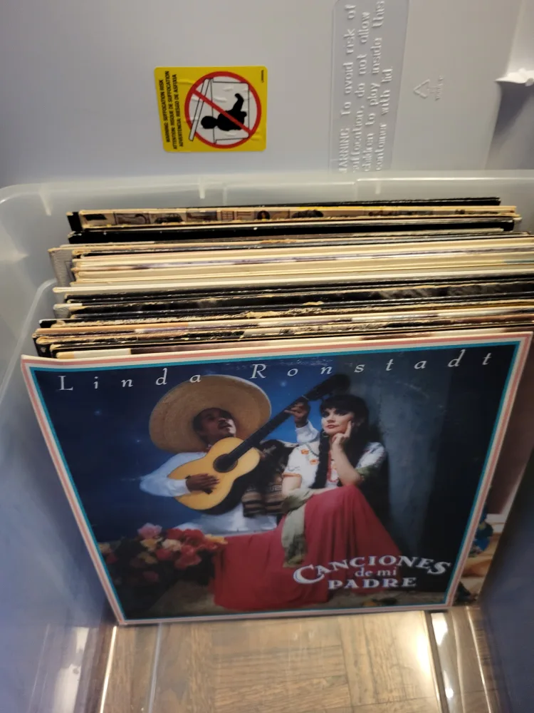 Box of 70 Assorted Vinyl Records image indicator(2)