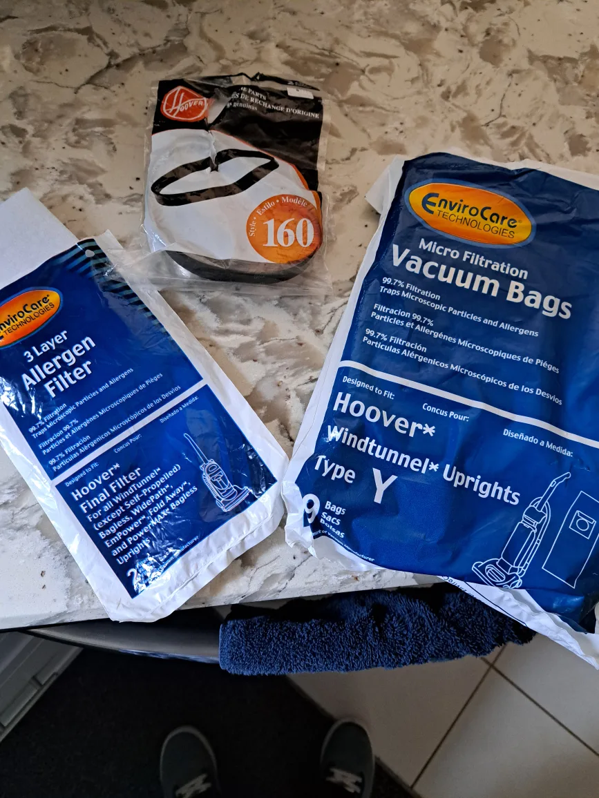 Hoover Type Y Vacuum Bags & Belts thumbnail