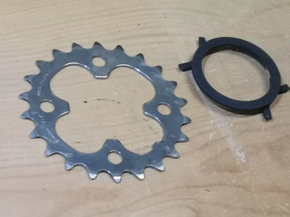 Bicycle Chainring 22 Tooth Cog Shimano Gear image indicator(6)