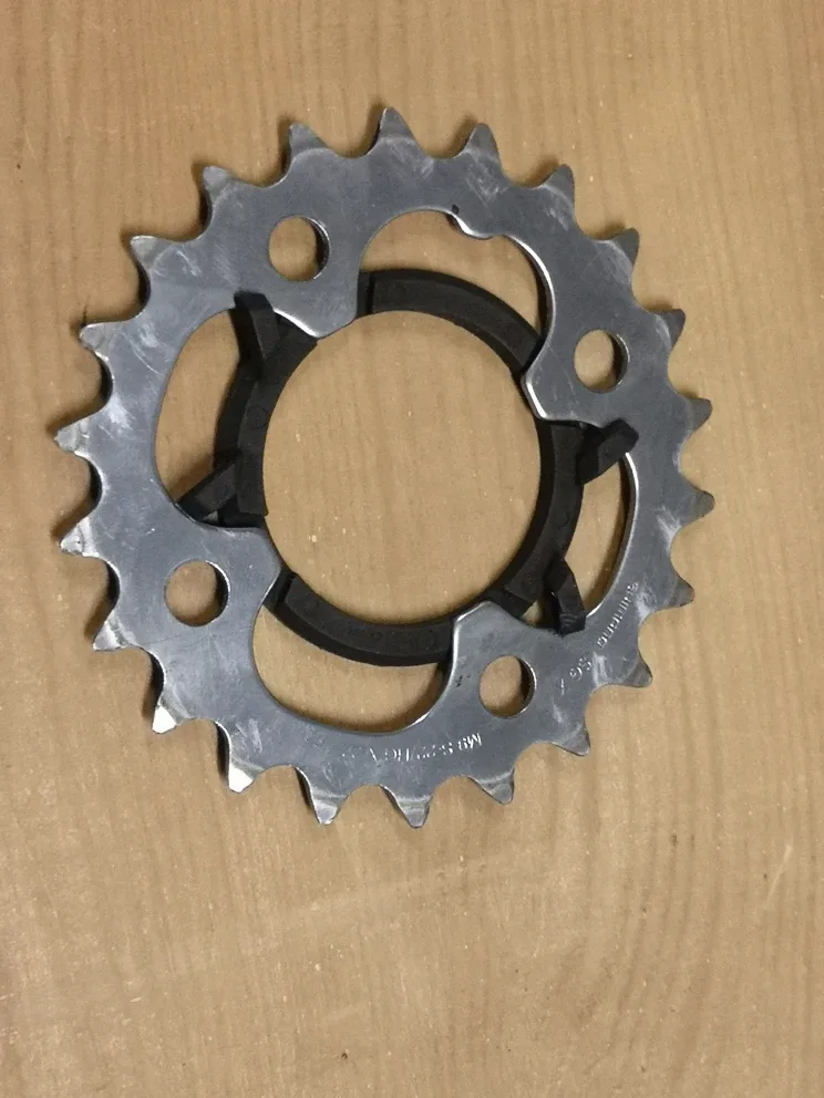 Bicycle Chainring 22 Tooth Cog Shimano Gear image indicator(10)