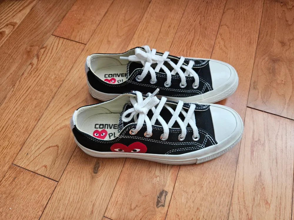 Converse x Comme des Garçons Black Sneakers 36.5 thumbnail