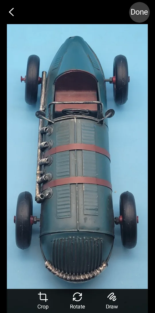 Vintage Style Formula One F1 Race Car Metal Replica Metal image indicator(8)