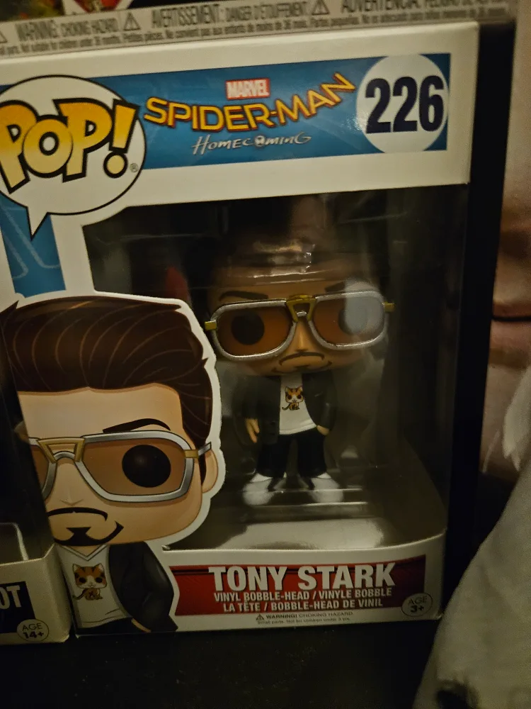 Funko Pop! Marvel Spider-Man Homecoming - Tony Stark #226 MINT thumbnail