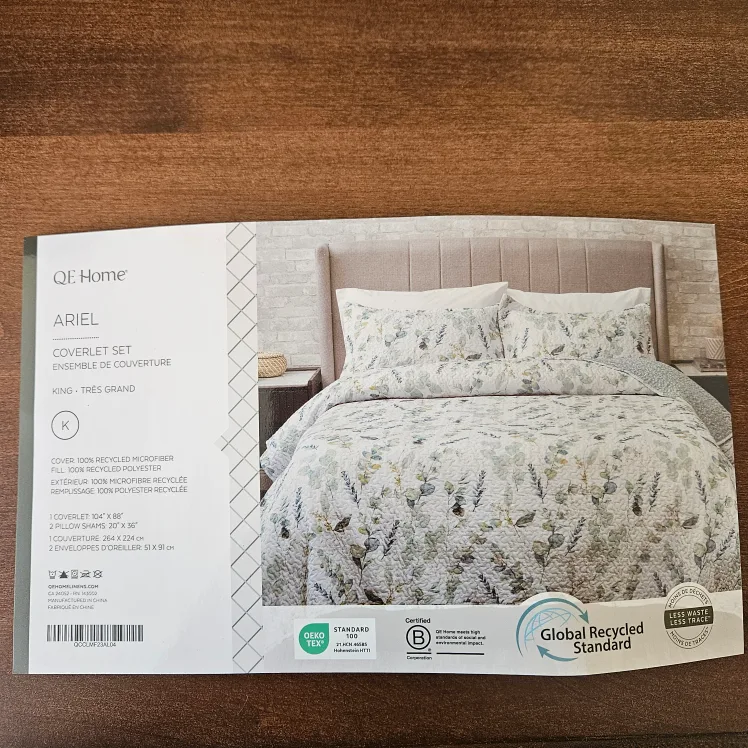 QE Home Floral Quilt coverlet set image indicator(7)