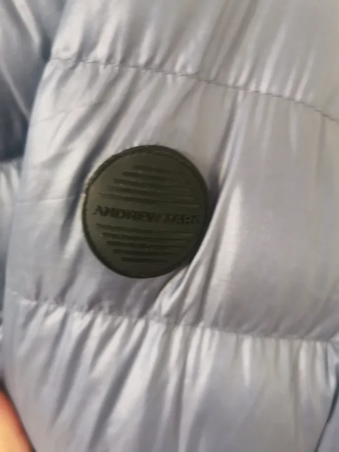 Andrew Marc Hooded Puffer Coat xl down feather image indicator(5)