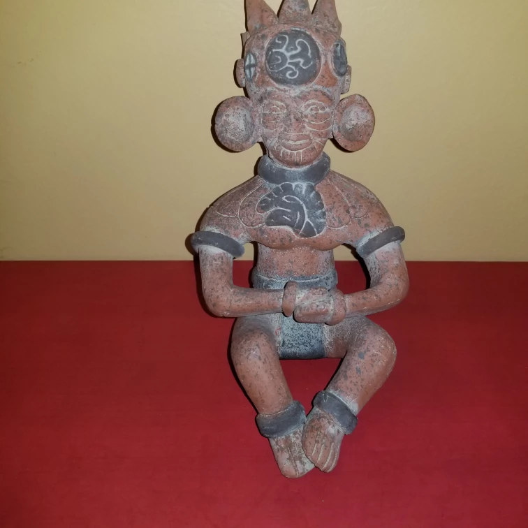 Terracotta Mayan Figurine