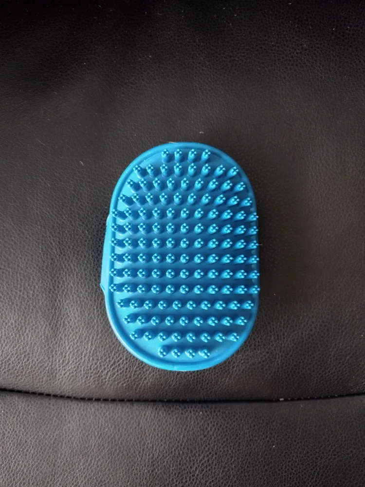 Blue Pet Grooming Brush thumbnail