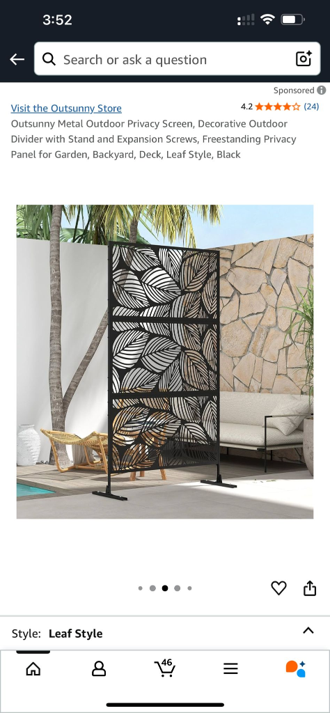 Decorative  outdoor divider - photo 3