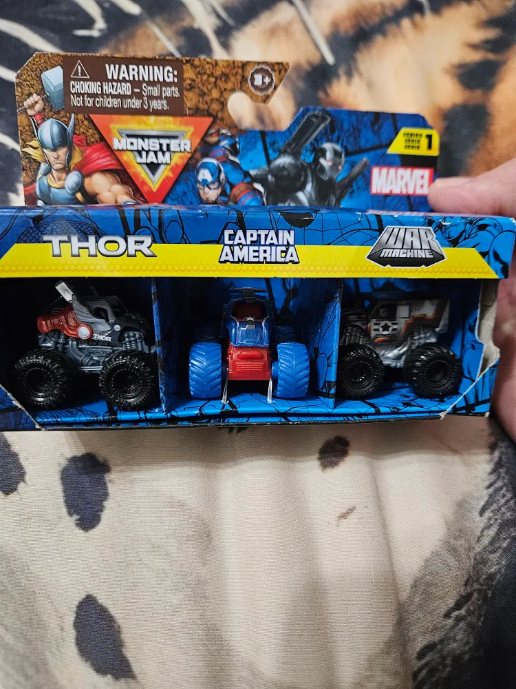 Monster Jam Marvel Mini Monster Truck 3-Pack thumbnail