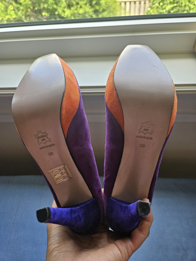 By Larin block colour platform heels - photo 4