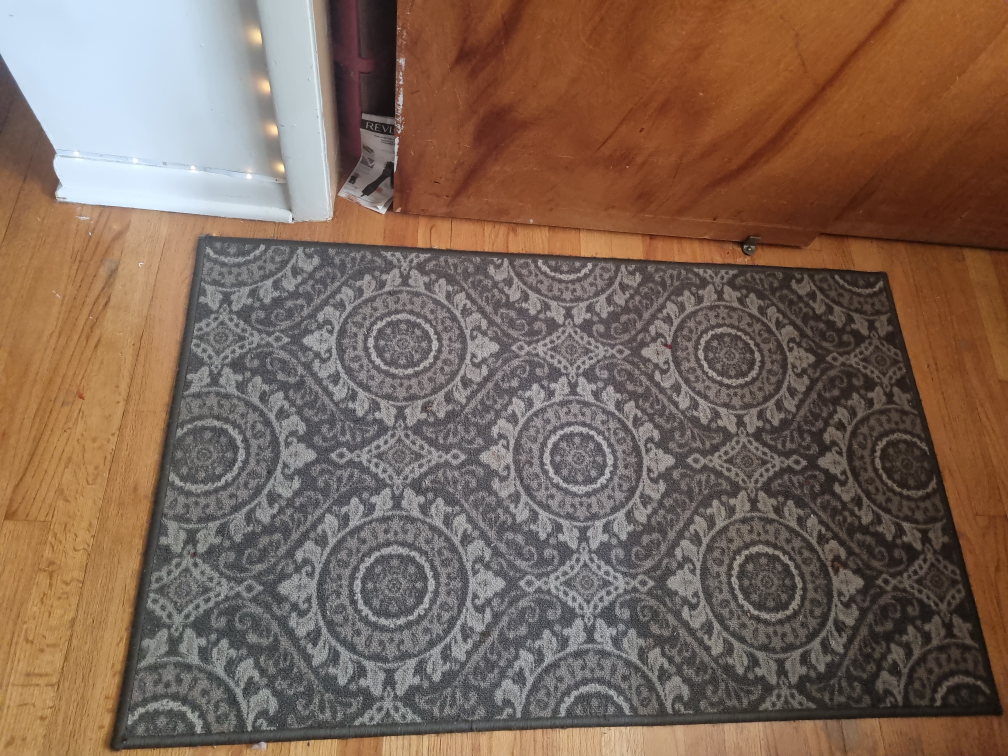 Grey Patterned Rug