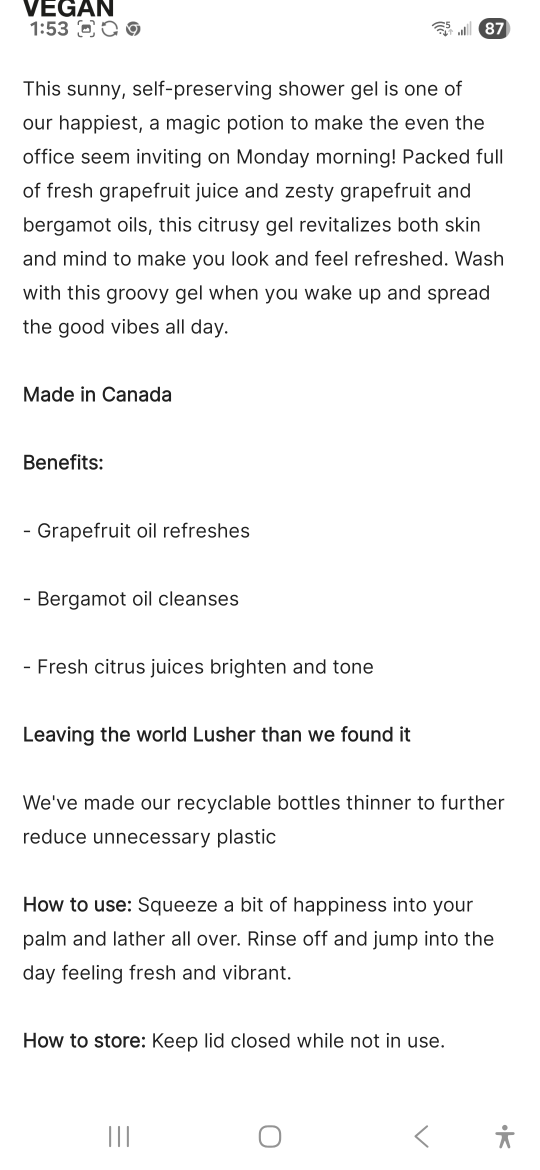Lush Happy Hippy Shower Gel 100ml - photo 2