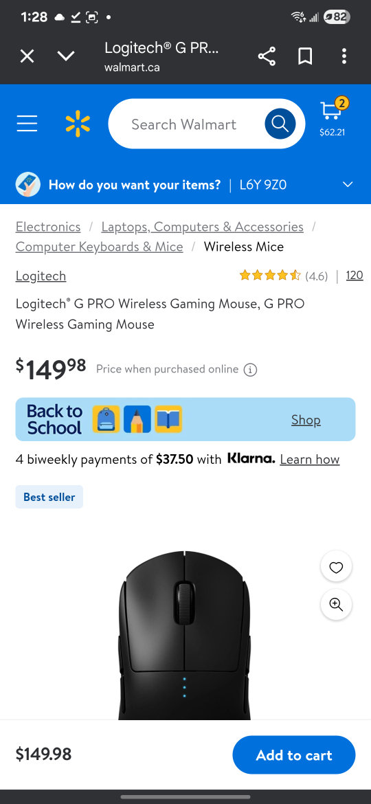 Logitech G PRO Wireless Gaming Mouse - Black - photo 5