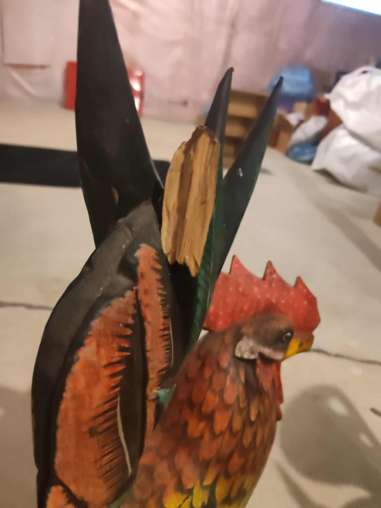 Wooden Rooster Sculptures - photo 5