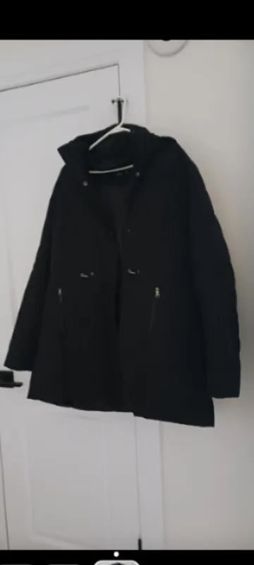 Zara Black winter jacket 2x large image indicator(2)