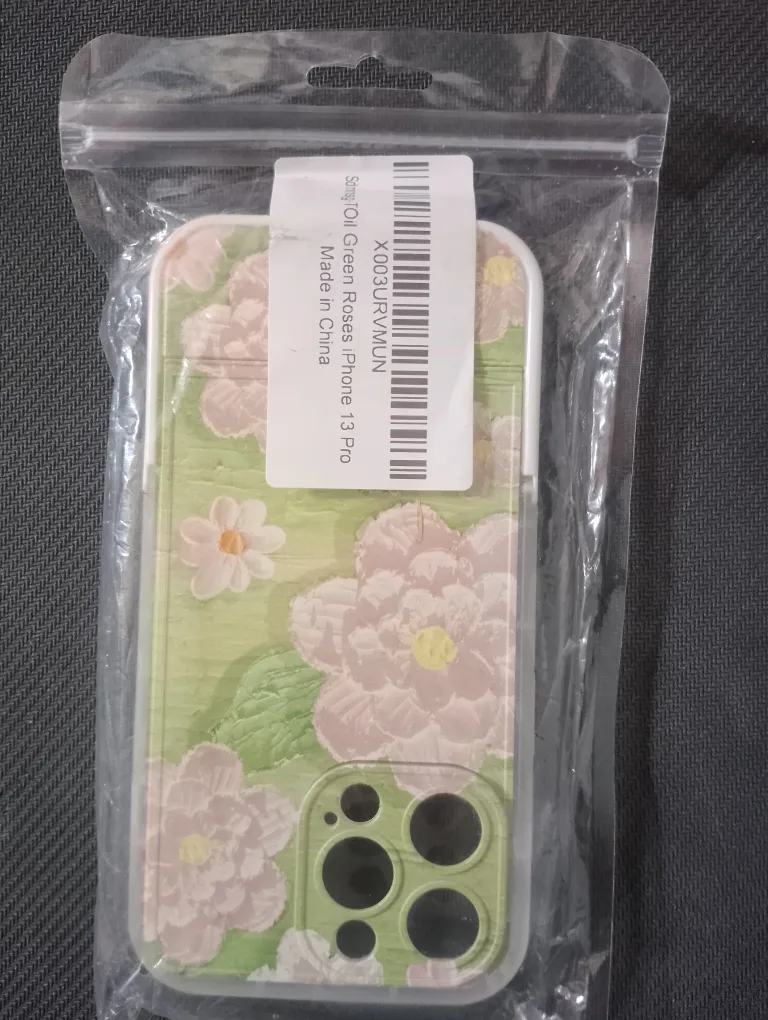 String Oil Green Roses iPhone 13 Pro Case - NEW thumbnail