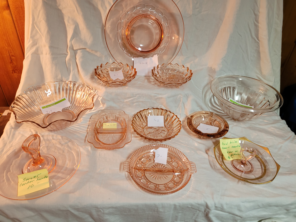 Vintage Pink Depression Glass Collection - photo 2