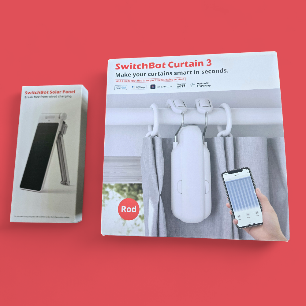 New SwitchBot Curtain 3 + Solar panel