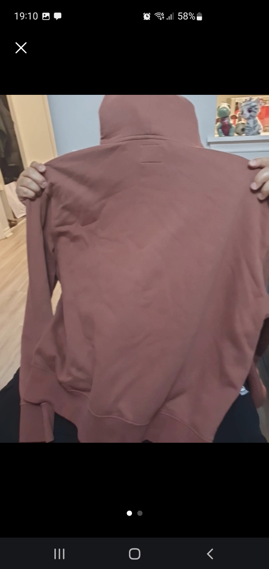 Hoodie - Size L - Brown