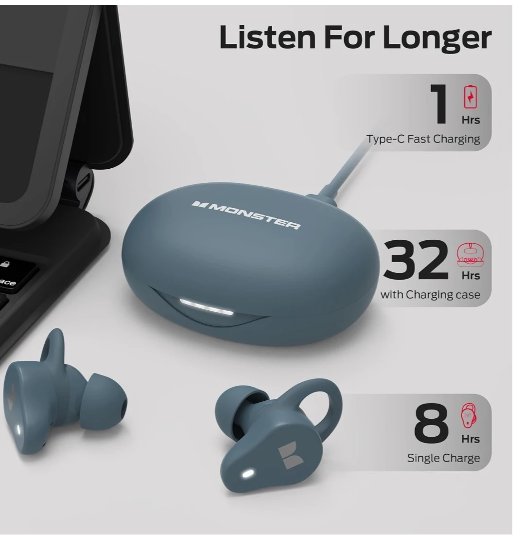 Monster N-Lite 210 Wireless In-Ear Headphones - New 🧡 - photo 4