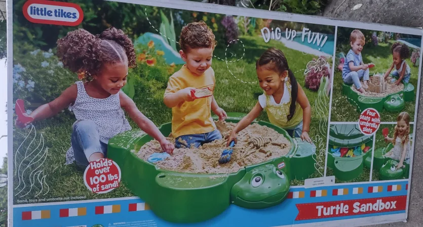 BNIB Little Tikes Turtle Sandbox thumbnail