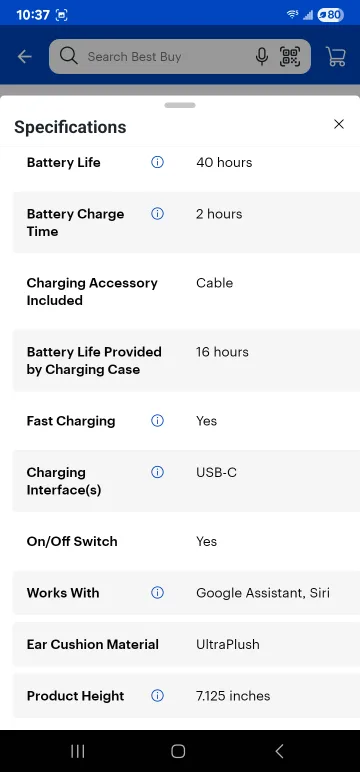 Beats Studio Pro Wireless Noise Cancelling Headphones - Navy image indicator(7)
