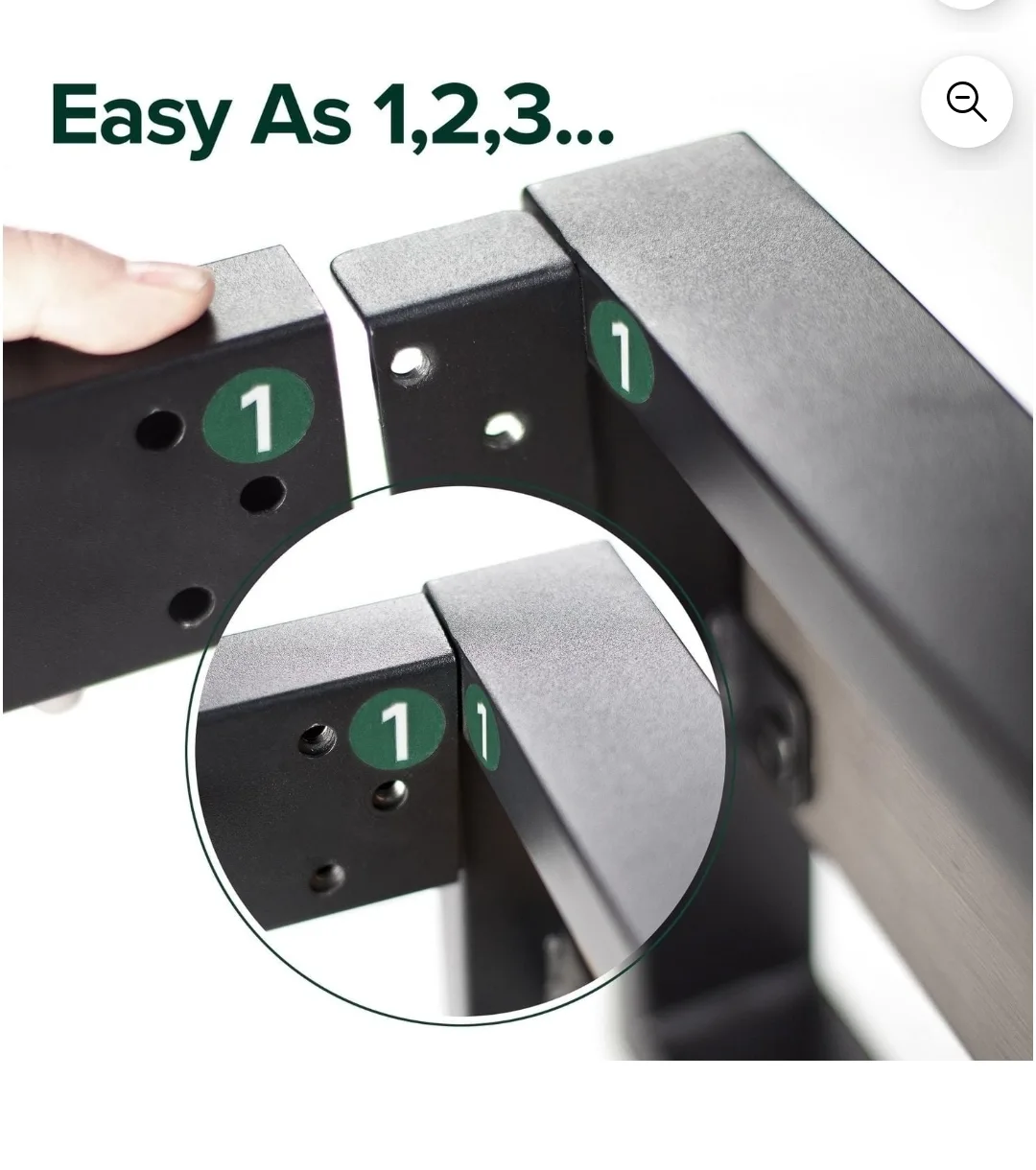 10” Metal & Wood Platform Bed Frame image indicator(6)