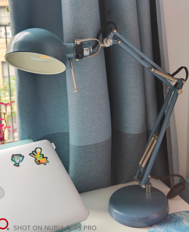 Blue Adjustable Desk Lamp