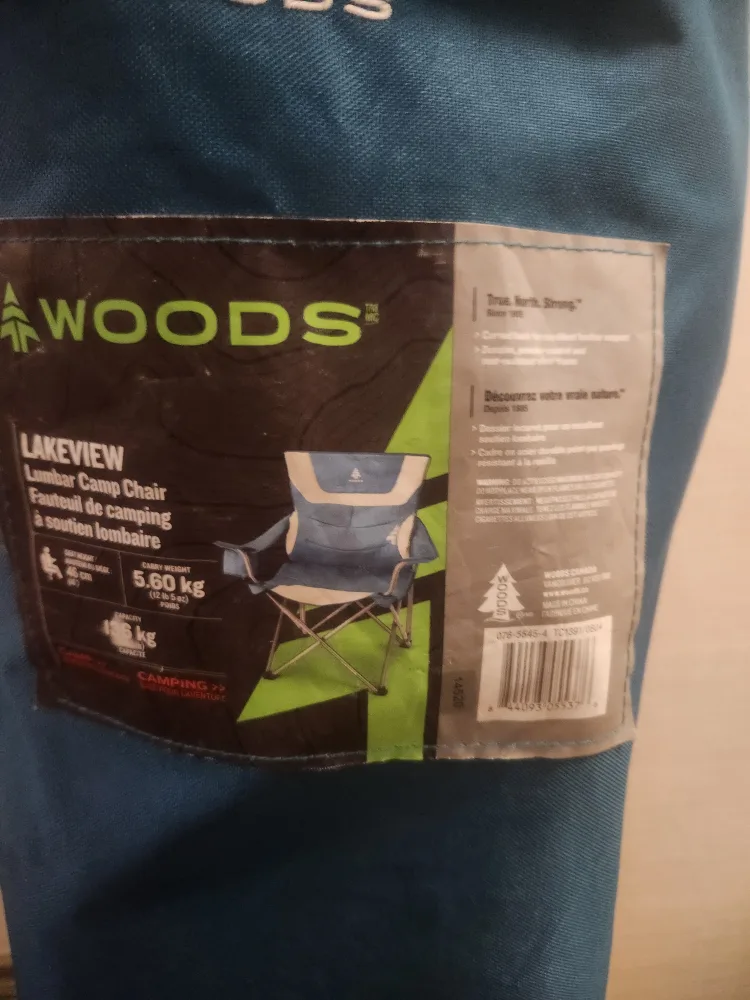 Woods Lakeview Lumbar Camp Chair image indicator(2)