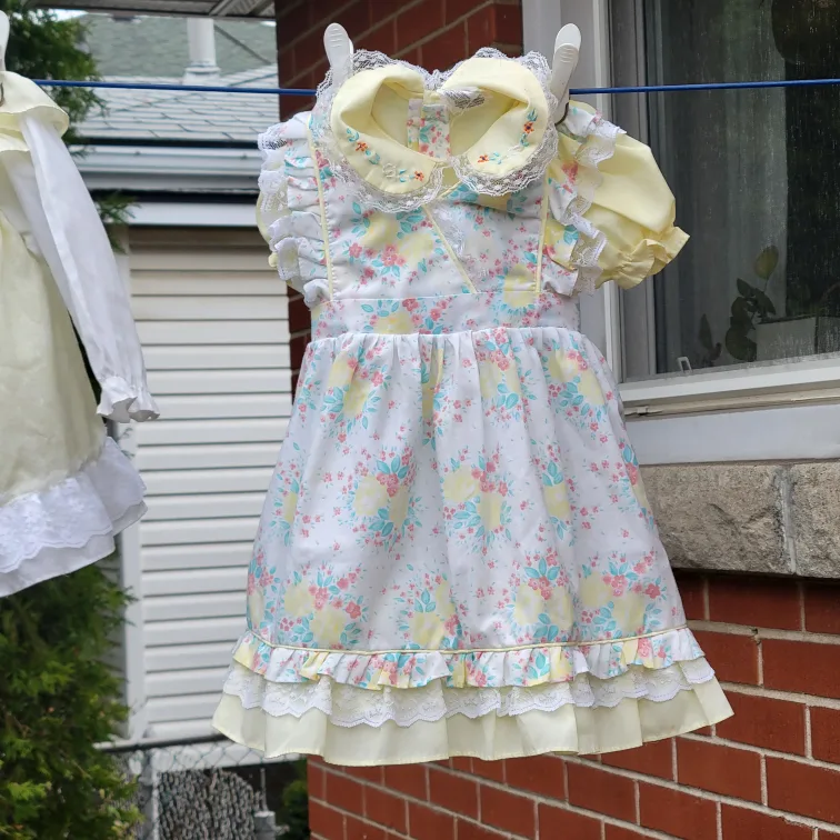 Vintage Style Baby Dress Set image indicator(10)
