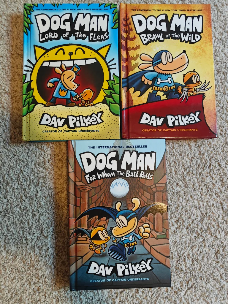 Dog Man Books by Dav Pilkey (3 Books) thumbnail
