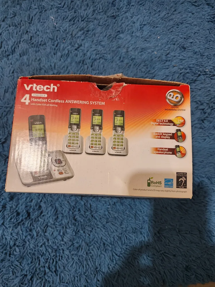 VTech CS6429-4 Cordless Phone System thumbnail