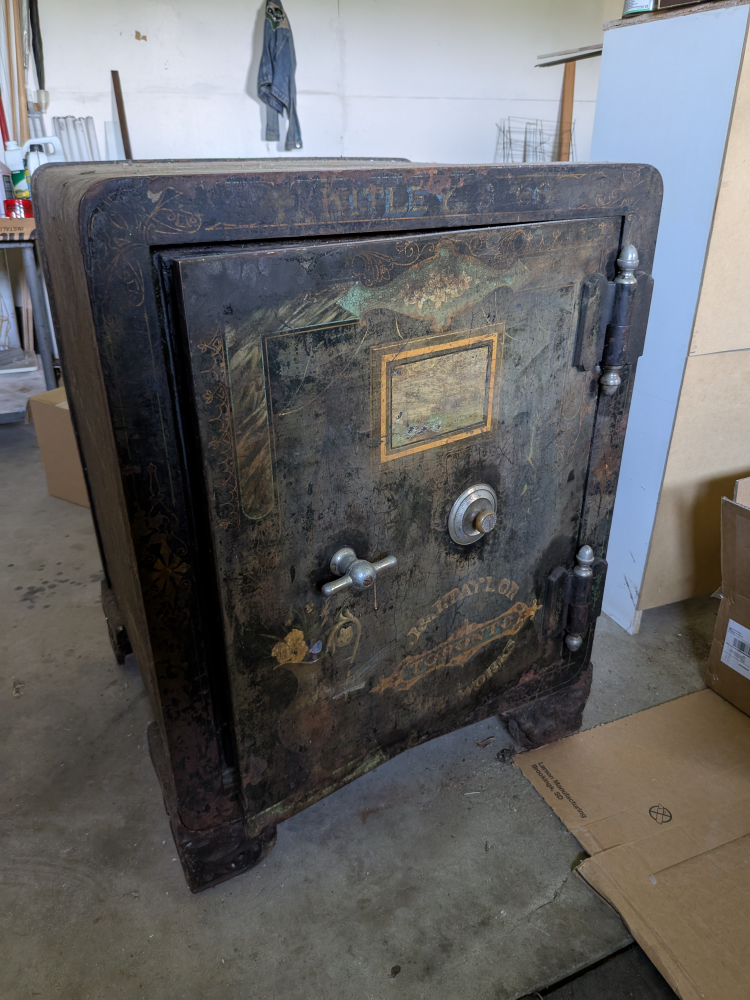 Antique 1890s J&J Taylor Safe - Working Combination